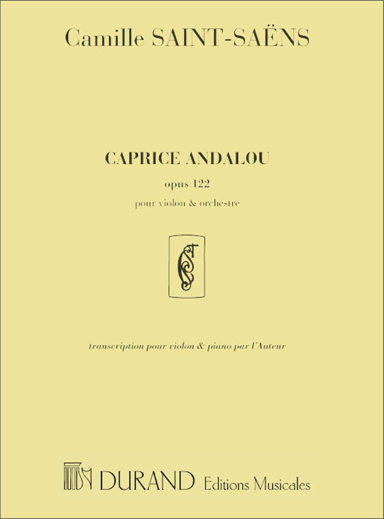 Caprice Andalous Pour Violon Avec Acconpagnement